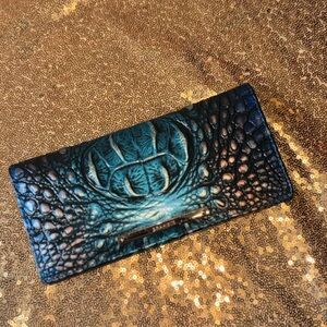 BRAHMIN ADY BLUE FORTUNE OMBRE MELBOURNE WALLET